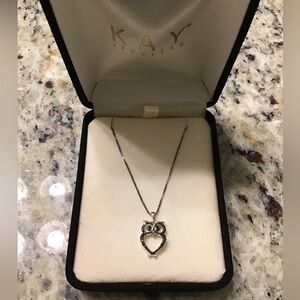 Sterling silver.925 Kay’s jewelers owl necklace